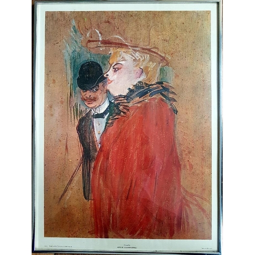 14 - 1970s Henri De Toulouse Lautrec Litho Print titled 