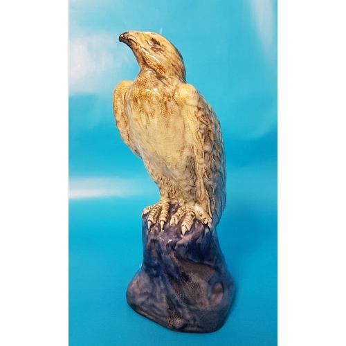 23 - Rare 1930 Shelley Eagle on Blue Rock.  Measures 8 inches in height