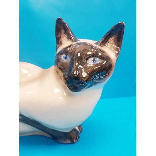 56 - Rare Vintage 1960s Seneshall Pottery Persian Cat.  Produced at the retired, famous Seneshall Studio ... 