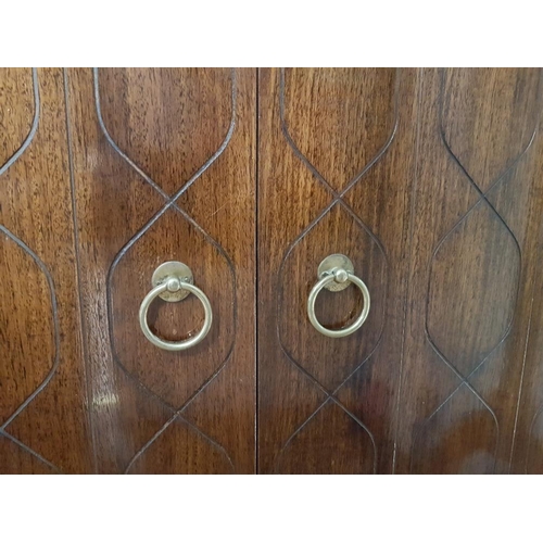 86 - Mid Century Double Helix Sideboard with Cutlery Drawer by Gordon Russell.  Size is 48 inches x 18 in... 