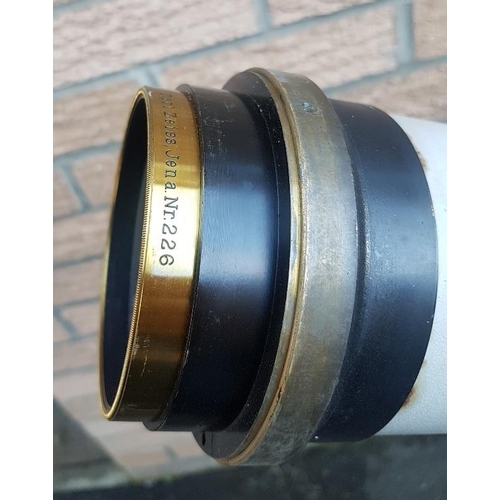 3 - Carl Zeiss Astronomical Telescope circa 1900 reference 6067, lens reference 226 signifying very earl... 