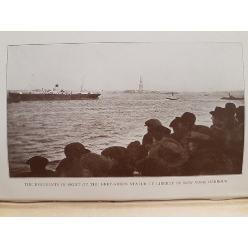 26 - With Poor Emigrants to America hardback book by Stephen Graham, First Edition from 1914, 305 pages i... 