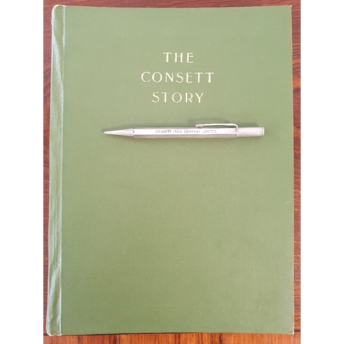 3 - Silver Propelling Pencil Stamped Consett Iron Works with Hallmark for Birmingham 1961, together with... 