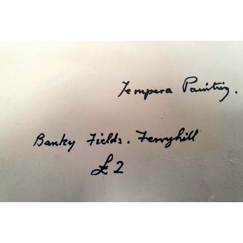 38 - Robert John Heslop (1907-1988) mounted but unframed watercolour signed and dated 1977. Painting size... 