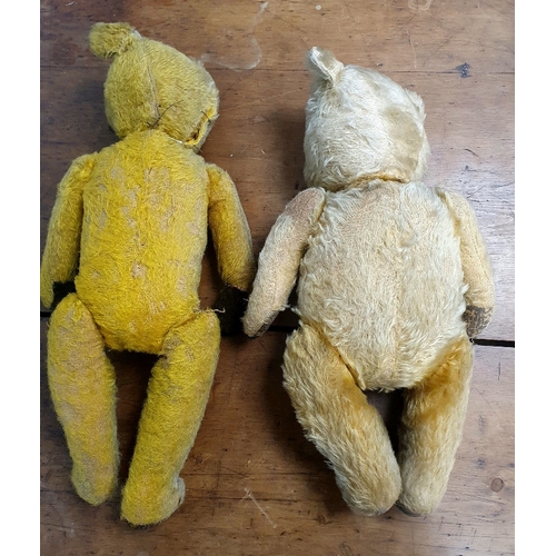 49 - Two Vintage Teddy Bears, including one with Growler.  Requiring attention.