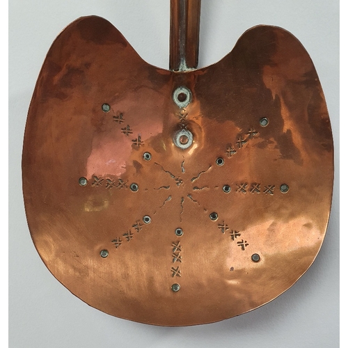 50 - Arts and Crafts Copper Beaten Ladle measuring 16 inches