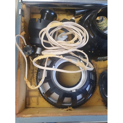 58 - Vintage Russian Zenith Photographic Enlarger with original case.  Untested.  Please note that the fo... 