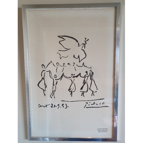 Picasso framed and glazed limited edition print of La Sardane de la ...