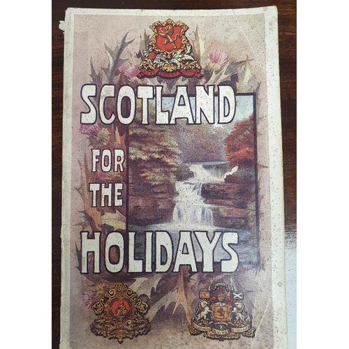 80 - Scotland for the Holidays - Handbook published in 1911 by George Eyre Todd.  FREE MAINLAND UK POSTAG... 