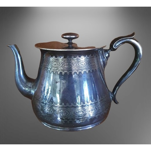 Elkington plate store teapot