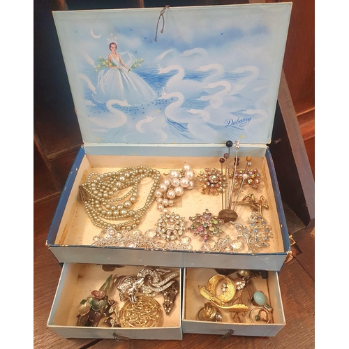 59 - A Sizeable Selection of Quality Costume Jewellery in blue box