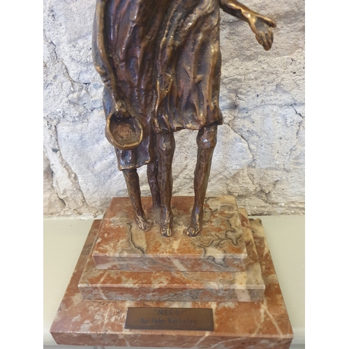 50 - John Blakeley MRBS Bronze Sculpture titled 