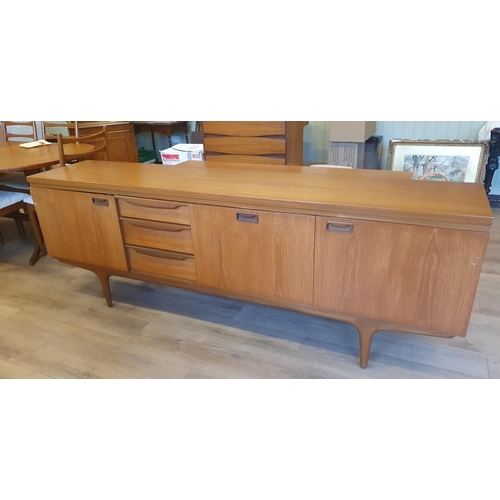 62 - White and Newton 1960s Teak Sideboard (small amount of damage to hinge on one door).  Size is 86 inc... 