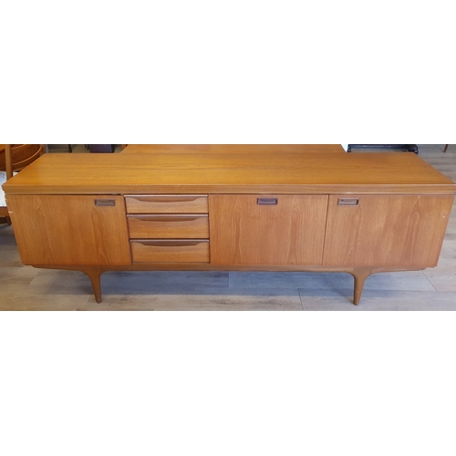 62 - White and Newton 1960s Teak Sideboard (small amount of damage to hinge on one door).  Size is 86 inc... 