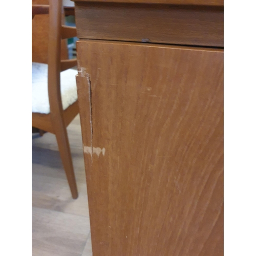 62 - White and Newton 1960s Teak Sideboard (small amount of damage to hinge on one door).  Size is 86 inc... 