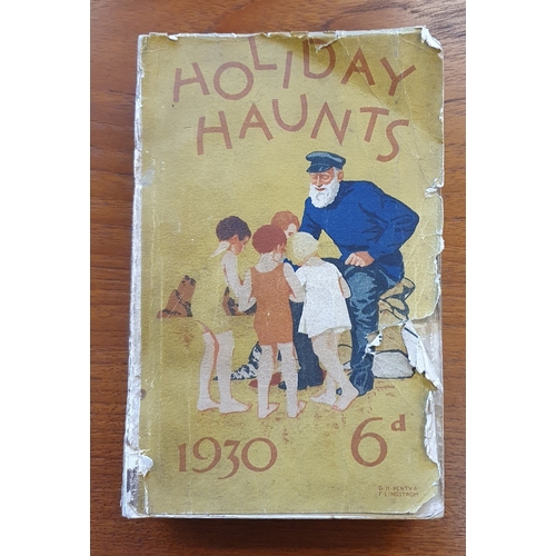 68 - GWR 1930 Edition of Holiday Haunts, Large Volume Paperback with some damage