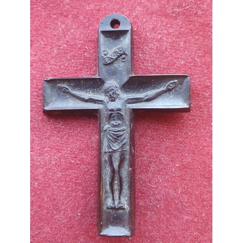 87 - WW2 Pledge of Victory Bakelite Crucifix