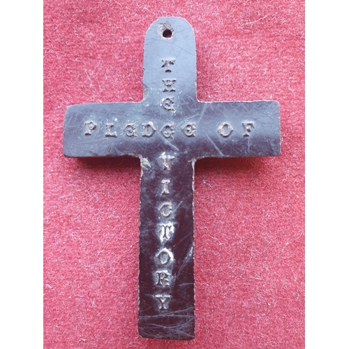 87 - WW2 Pledge of Victory Bakelite Crucifix