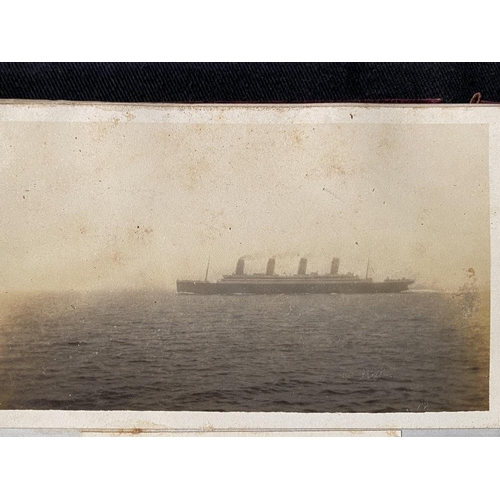 270 - R.M.S. TITANIC - FIFTH OFFICER HAROLD GODFREY LOWE: Handwritten Bridge book containing numerous pers... 