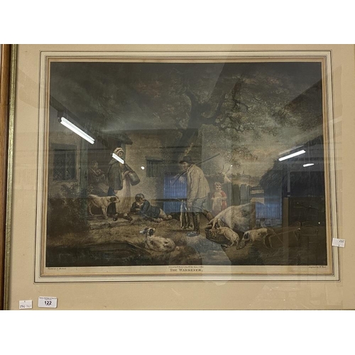 122 - Prints: William Ward (1766-1826), after George Morland 'The Warrener', published by Henry Morland 18... 