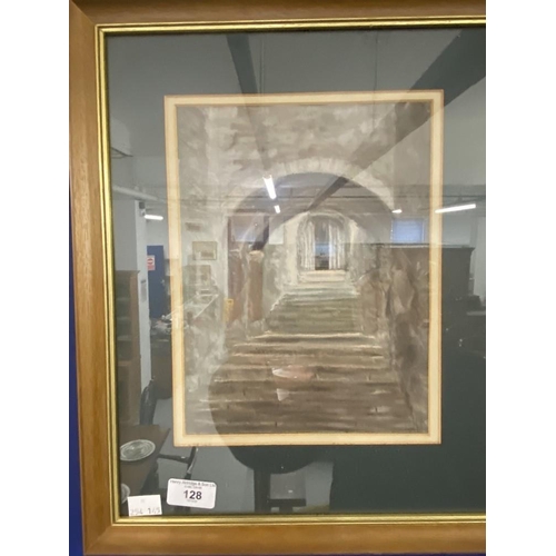 128 - 20th cent. English School: Landscape and other watercolours signed Lee Scott, Molly Brown, etc. (4)