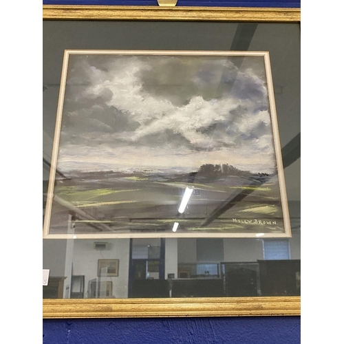 128 - 20th cent. English School: Landscape and other watercolours signed Lee Scott, Molly Brown, etc. (4)