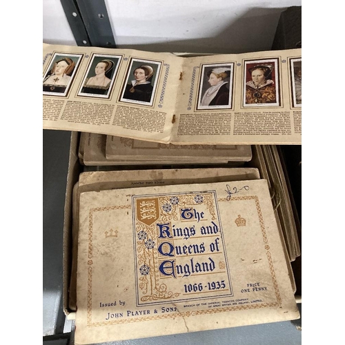 166 - Cigarette Cards: Players and Wills albums (11) plus more than 150 pocket sleeves containing full and... 