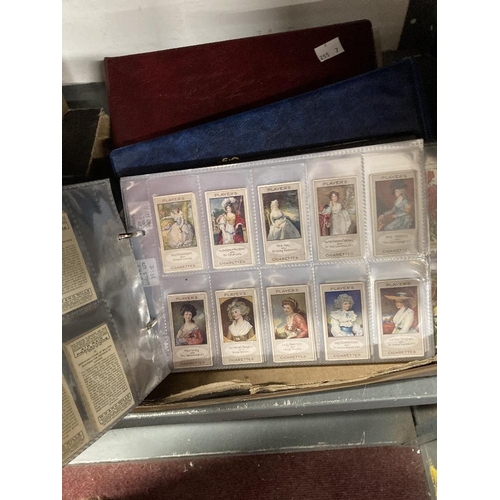 169 - Cigarette Cards: Three binder albums containing full and part sets including Wills air raid precauti... 