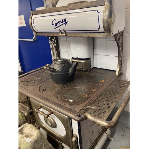 Wood burning stove, 1891 made in Toronto Canada by The Gurney Foundry Co.  Ltd. cast iron u0026 enamelled