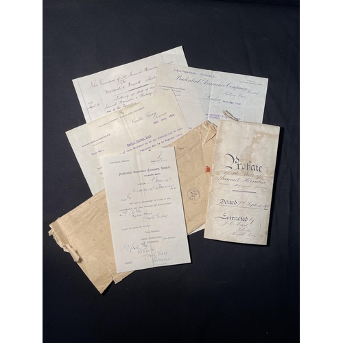 257 - R.M.S. TITANIC: Second-Class passenger Samuel Herman Archive. Collection of legal correspondence rel... 