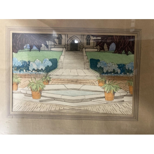 161 - M. Fasken watercolour Nesso Lake Como, framed and glazed. 15ins. x 11ins. Landscape signed Simpson 1... 