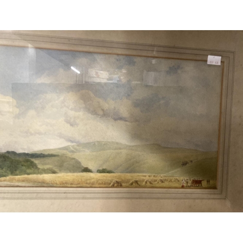 161 - M. Fasken watercolour Nesso Lake Como, framed and glazed. 15ins. x 11ins. Landscape signed Simpson 1... 