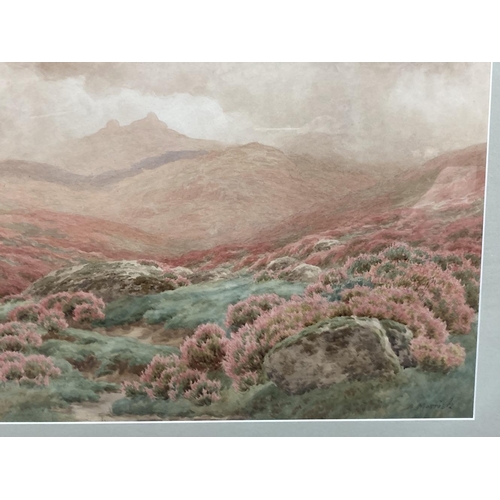 172 - Bertram Moorish watercolour landscape, signed B. Moorish, framed and glazed. 20ins. x 14ins.