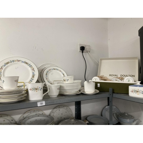 182 - Royal Doulton boxed Pastorale coffee set, plus six piece dinner set and tea set.