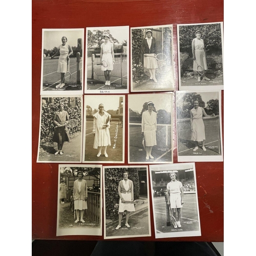 193 - Tennis: Good selection of Women Players, photo postcards by Trim, inc. Miss Noel, Miss B. Watson, Mi... 