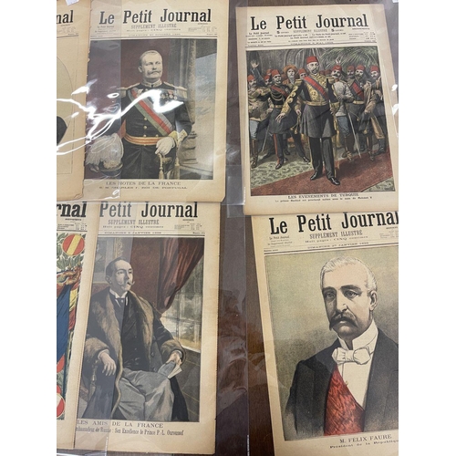 199 - Le Petit Journal, large format French political magazine, each with impressive coloured designs to c... 