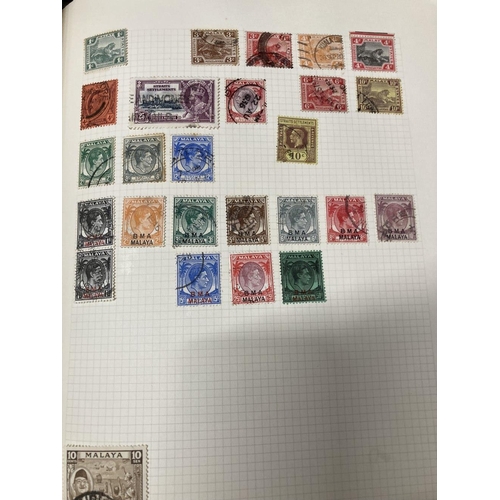 206 - Stamps: GB and Commonwealth. One loose leaf GB album, early to mid 20th cent. One GB stockbook mid 2... 