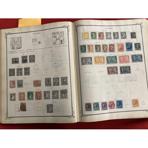 213 - Stamps: 19th cent. International Postage Stamp Album by Scott Stamp and Coin Co. N.Y. 19th cent. Edi... 