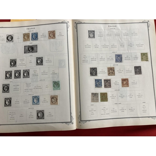 213 - Stamps: 19th cent. International Postage Stamp Album by Scott Stamp and Coin Co. N.Y. 19th cent. Edi... 