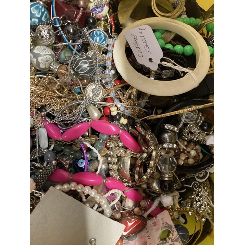 219 - Costume Jewellery: Necklets, bangles, earrings, etc.