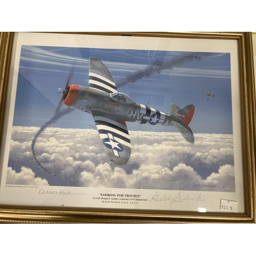 234 - Aviation Prints: A collection of mixed prints including signed examples First Light Battle of Britai... 