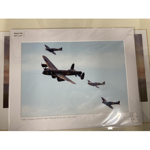 234 - Aviation Prints: A collection of mixed prints including signed examples First Light Battle of Britai... 