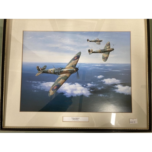 234 - Aviation Prints: A collection of mixed prints including signed examples First Light Battle of Britai... 