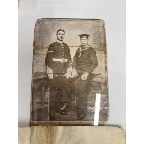 236 - WWI/Royal Navy: Rare pair of documents obtained by Able Seaman John Johnson who served onboard H.M.S... 