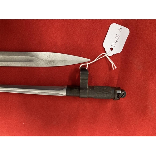 247 - Militaria/Edged Weapons: SKS-45 blade bayonet, and SKS-45 spike bayonet. (2)