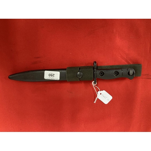 260 - Militaria/Edged Weapons: British SLR L1 A3 bayonet. 12½ins.