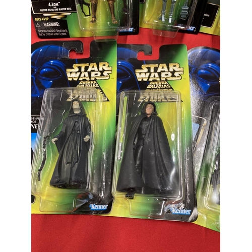 287B - Toys: boxed Star Wars The Power of The Force figures including Luke Skywalker and Emperor Palpatine.... 