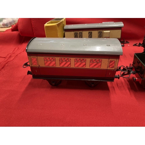 297 - Toys: Hornby Meccano Passenger Train set No. 51, boxed.