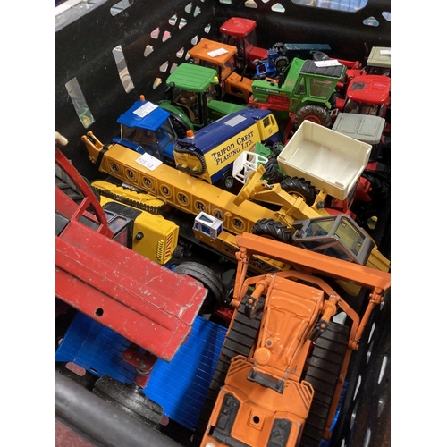 300 - Toys: Diecast Farming Machinery, mixed brands including Corgi, ROS, Joal, Siku, and eight unbranded ... 