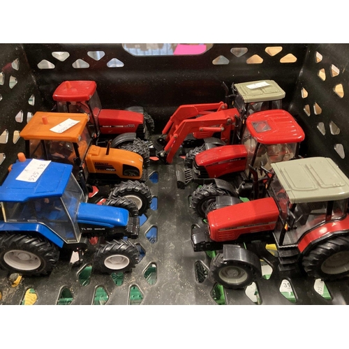 300 - Toys: Diecast Farming Machinery, mixed brands including Corgi, ROS, Joal, Siku, and eight unbranded ... 